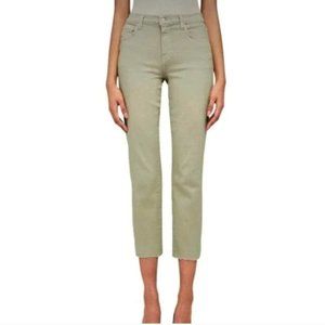 L' Agence Sada High-Rise Crop Slim Jeans - Limestone Size 28